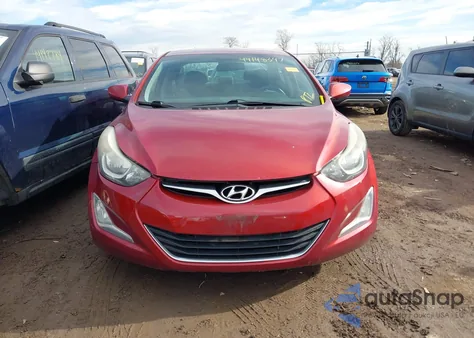 2015 Hyundai Elantra Se из США, поврежденный, VIN 5NPDH4AE1FH586912